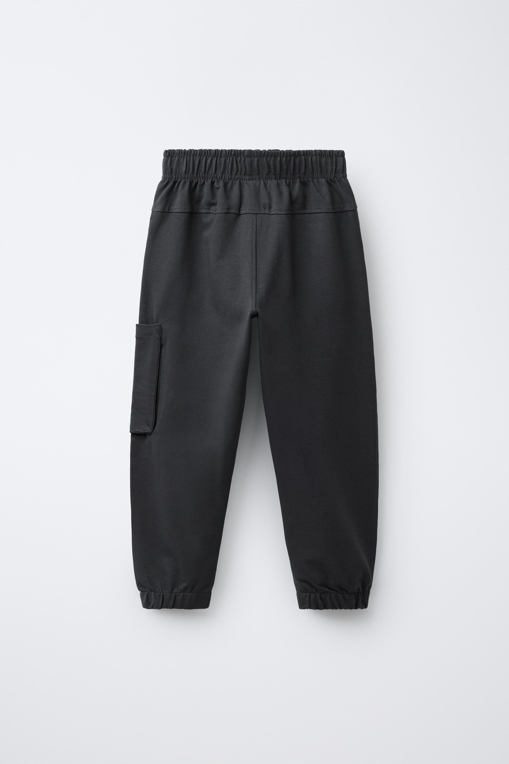 PLUSH CARGO JOGGER PANTS